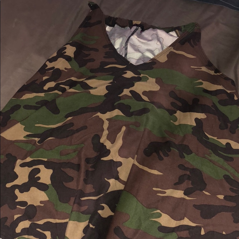 Camouflage tank top